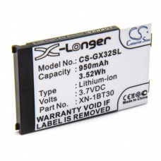 Akkumulátor Sharp GX15 / GX17 / GX25, 950 mAh