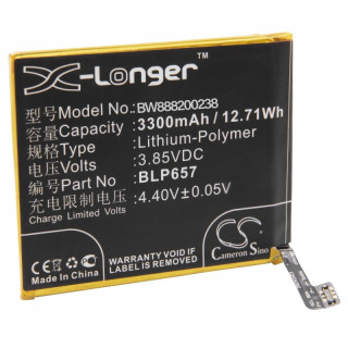 Akkumulátor OnePlus 6, BLP657, 3300 mAh Akkumulátor OnePlus 6, BLP657, 3300 mAh