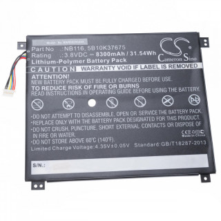 Akkumulátor Lenovo IdeaPad 100S-11IBY, 8300 mAh