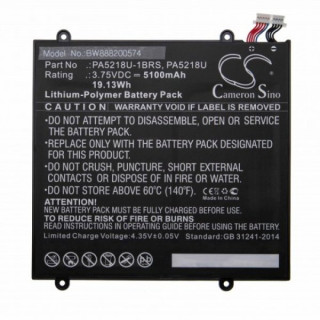 Akkumulátor Toshiba Excite A204, 5100 mAh