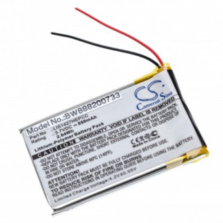 Akkumulátor Sony MDR-DS6500 / MDR-XB950BT / MDR-XB950B1, 550 mAh