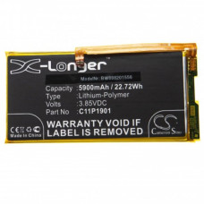 Akkumulátor Asus ROG Phone 2 / Strix / Ultimate / ZS660KL, C11P1901, 5900 mAh