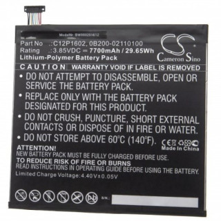 Akkumulátor Asus ZenPad 3S 10 / Z500KL, 7700 mAh