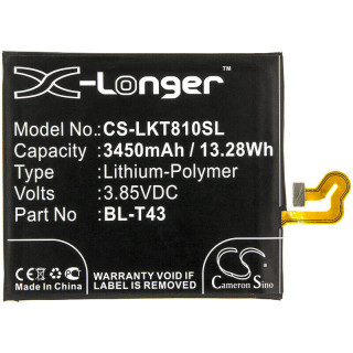 Akkumulátor LG G8S ThinQ / G810, BL-T43, 3450 mAh