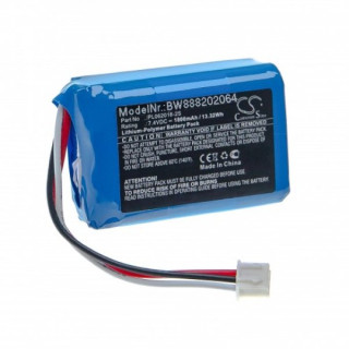 Akkumulátor Sichler PR-025 / PR-030 / PR-041 / PR-121, 1800 mAh