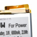 Akkumulátor Cubot Power, szerszámmal együtt, 6000 mAh
