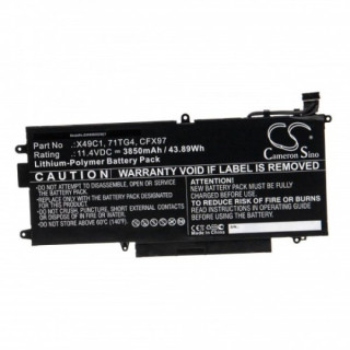 Akkumulátor Dell Latitude 5289 / Latitude 7390, 3850 mAh