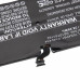 Akkumulátor Lenovo ThinkPad X1 Tablet 3. generációs, 5050 mAh