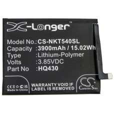 Akkumulátor Nokia 3.4 / 5.4, HQ430, 3900 mAh