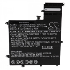 Asus ZenBook Flip S UX370UA, C21N1706, 4900 mAh akkumulátor