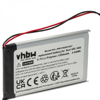 Akkumulátor Garmin Nüvi 300 / 350 / 600 / 680, 1250 mAh