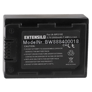IA-BP210E akkumulátor Samsung HMX-S10 / HMX-H200 / SMX-F40, 2000 mAh