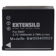 CGA-S007 akkumulátor Panasonic Lumix DMC-TZ5 / DMC-TZ4 / DMC-TZ3, 1000 mAh