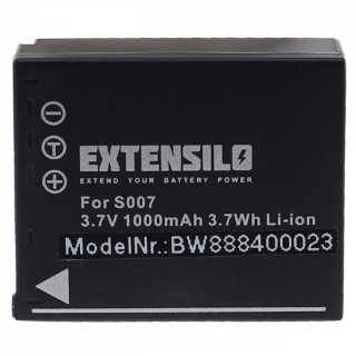 CGA-S007 akkumulátor Panasonic Lumix DMC-TZ5 / DMC-TZ4 / DMC-TZ3, 1000 mAh