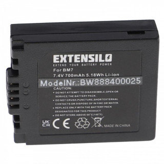 CGA-S002 akkumulátor Panasonic Lumix DMC-FZ1 / DMC-FZ5 / DMC-FZ20, 700 mAh