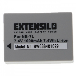 NB-7L akkumulátor Canon PowerShot G10 / G11 / G12 / Powershot SX30, 1000 mAh