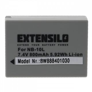 NB-10L akkumulátor Canon PowerShot SX40 / SX50 / G10, 800 mAh