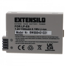 LP-E8 akkumulátor Canon EOS 550D / EOS 600D / EOS 650D / EOS 700D, 1100 mAh