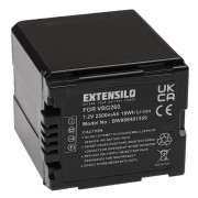 VW-VBG260 akkumulátor Panasonic HDC-SD1 / HDC-HS100 / HDC-SD100 / HDC-SD707, 2500 mAh