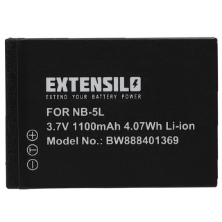 NB-5L akkumulátor Canon PowerShot S100 / IXUS 950, 1100 mAh NB-5L akkumulátor Canon PowerShot S100 / IXUS 950, 1100 mAh