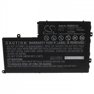 Akkumulátor Dell Inspiron 14-5442 / 14-5447 / 15-5542 / 15-5547, 7,4 V, 7500 mAh