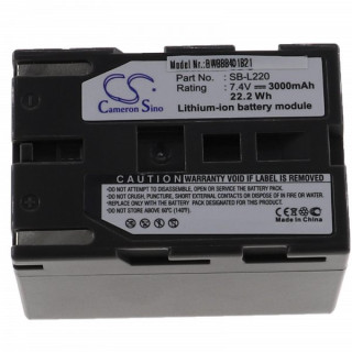 SB-L220 akkumulátor Samsung SC-D130 / VP-D20 / VP-D75, 3000 mAh