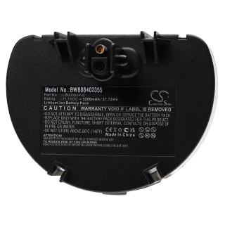 Akkumulátor Water Tech Pool Blaster Pro 900 / Precision 2.0 Li, LB003S2P-C, 5200 mAh