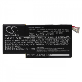 Akkumulátor MSI GS63 / GS73, 5300 mAh Akkumulátor MSI GS63 / GS73, 5300 mAh