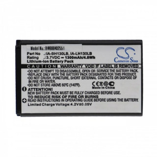 IA-BH130LB akkumulátor Samsung SMX-C10 / SMX-K45 / SMX-K400, 1300 mAh