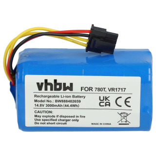 Akkumulátor Proscenic 780T / 790T / Vileda VR302, lakhatás nélkül, 3000 mAh