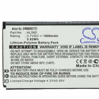Akkumulátor Beafon AL560, 1600 mAh