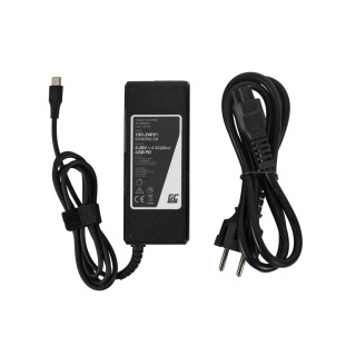 Töltő HP / Toshiba / Acer / Asus / Lenovo / Dell laptopokhoz, 90W / 20V / 4,5A / USB-C csatlakozás