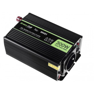 Autóinverter 12V-ról 230V-ra, 300W/600W
