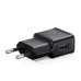 Töltő Samsung ETA-U90EBE telefonokhoz, MicroUSB kábellel, eredeti, fekete, 2A