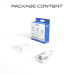 Töltő / adapter USB-A / USB-C, GaN, PD, 45W