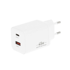 Töltő / adapter USB-A / USB-C, GaN, PD, 45W Töltő / adapter USB-A / USB-C, GaN, PD, 45W