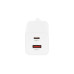 Töltő / adapter USB-A / USB-C, GaN, PD, 45W