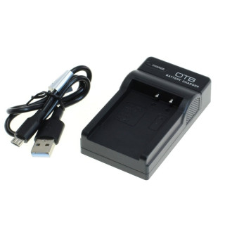 Akkumulátortöltő Fuji NP-50 / Kodak KLIC-7004 / Pentax D-Li68 / D-Li122, MicroUSB