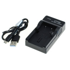 Akkumulátortöltő Olympus LI-10B / Sanyo DB-L10, MicroUSB
