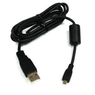 USB csatlakozókábel Panasonic / Casio / Nikon / Olympus / Pentax / Ricoh fényképezőgépekhez