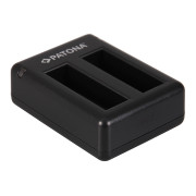 GoPro Hero 4 akkumulátortöltő, AHDBT-401, kettős, MicroUSB