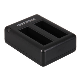 GoPro Hero 4 akkumulátortöltő, AHDBT-401, kettős, MicroUSB