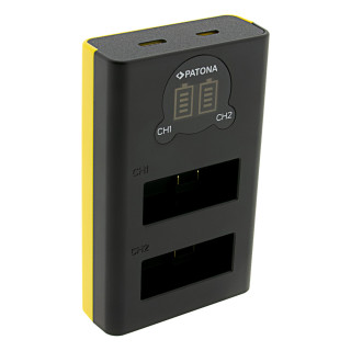 GoPro Hero 13 akkumulátortöltő MicroUSB Dual