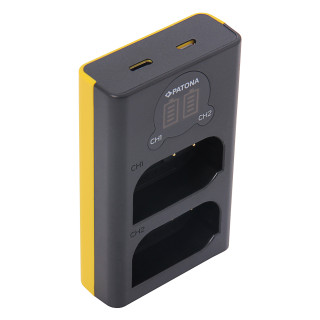 Panasonic DMW-BLK22 akkumulátortöltő, MicroUSB, Dual