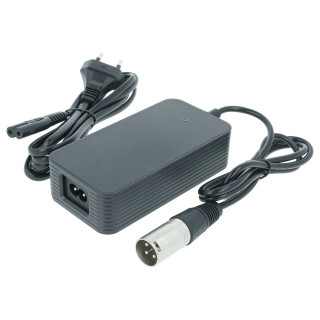 Töltő elektromos kerékpárokhoz, 24V / 29.4V / 2.0A / 3 tűs csatlakozó Töltő elektromos kerékpárokhoz, 24V / 29.4V / 2.0A / 3 tűs csatlakozó