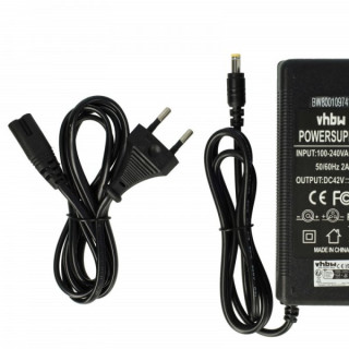 Töltő elektromos kerékpárokhoz, 36V / 42V / 2,2A / csatlakozó 5,5mm x 2,1mm