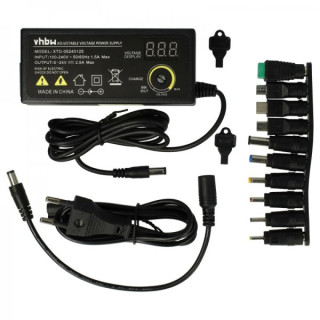 Laptop töltő, univerzális, 60W / 5V-24V