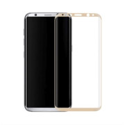 Edzett üveg kijelzővédő fólia Samsung Galaxy S8 telefonhoz, teljes borító 3D, arany