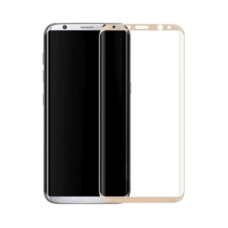 Edzett üveg kijelzővédő fólia Samsung Galaxy S8 telefonhoz, teljes borító 3D, arany