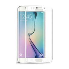 Edzett üveg kijelzővédő fólia Samsung Galaxy S6 Edge Plus készülékhez, teljes borító 3D, fehér